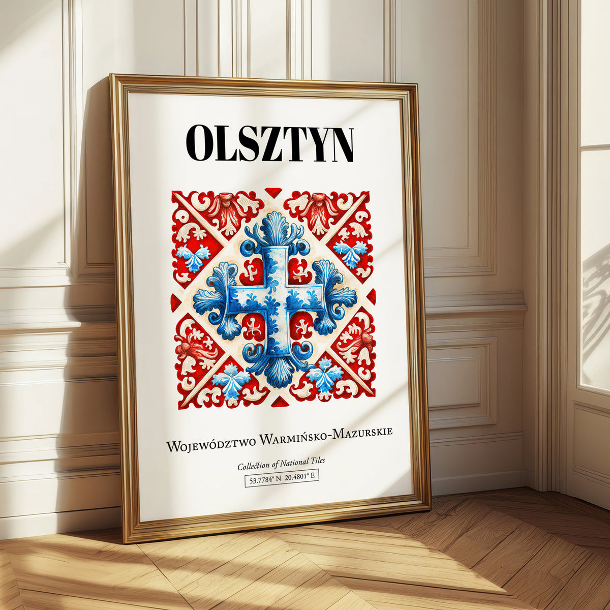 Olsztyn, Poland – Travel Wall Decor, styled in a charming Paris street view