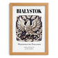 Białystok, Poland – Travel Memories Wall Print, set in oak frame