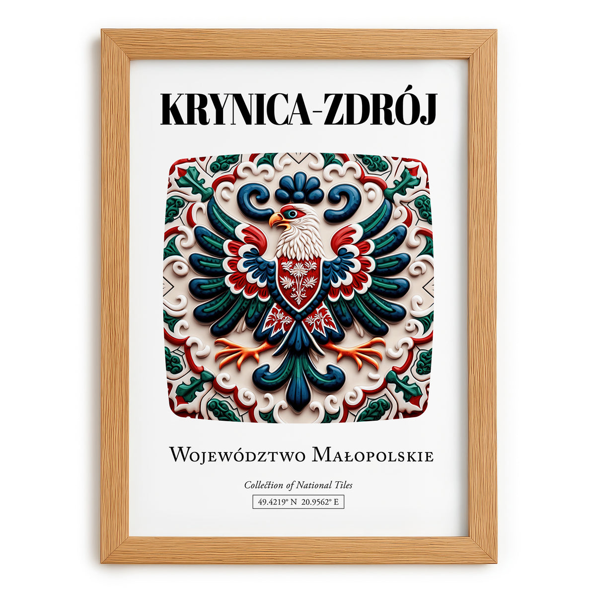 Krynica-zdrój, Poland – Dream Destination Decor, set in oak frame