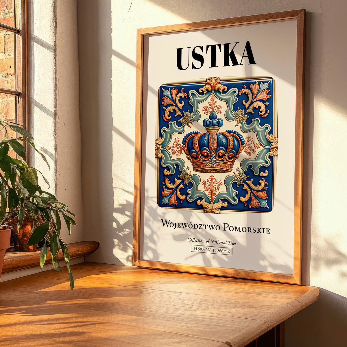 Ustka, Poland – Travel Print, clean layout with no caption