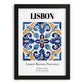 Lisbon, Portugal – Travel Print, in sleek black frame