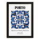 Porto, Portugal – Travel Poster, in sleek black frame