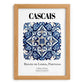 Cascais, Portugal – Travel Wall Decor, set in oak frame