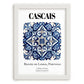 Cascais, Portugal – Travel Wall Decor, placed in minimal white frame