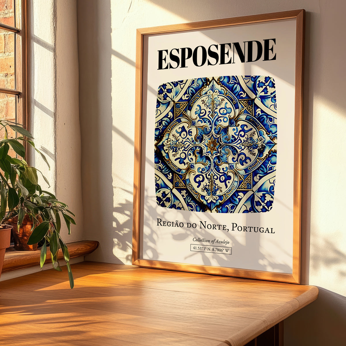 Esposende, Portugal – World Heritage Travel Poster, clean layout with no caption