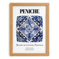 Peniche, Portugal – Travel Poster, set in oak frame