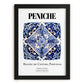 Peniche, Portugal – Travel Poster, in sleek black frame