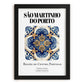 São Martinho Do Porto, Portugal – Travel Print, in sleek black frame