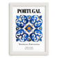 Portugal, Portugal – Travel Wall Decor, placed in minimal white frame