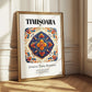 Timișoara, Romania – Retro Travel Poster, styled in a charming Paris street view