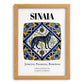 Sinaia, Romania – Travel Poster, set in oak frame