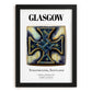 Glasgow, Scotland – Cultural Heritage Wall Art, in sleek black frame