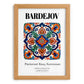 Bardejov, Slovakia – Travel Poster, set in oak frame