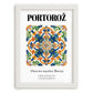 Portorož, Slovenia – Global Wall Art, placed in minimal white frame