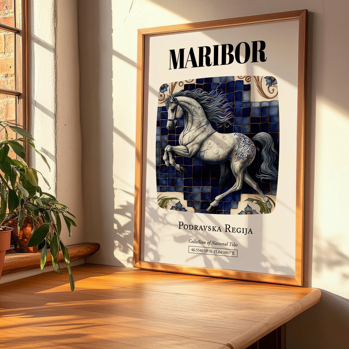 Maribor, Slovenia – Travel Print, clean layout with no caption