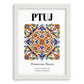 Ptuj, Slovenia – National Pride Wall Decor, placed in minimal white frame