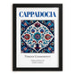 Cappadocia, Turkey – Vintage Travel Poster, in sleek black frame