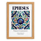 Ephesus, Turkey – Wanderlust-Inspired Poster, set in oak frame