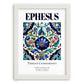 Ephesus, Turkey – Wanderlust-Inspired Poster, placed in minimal white frame