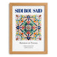 Sidi Bou Said, Tunisia – Vintage Travel Poster, set in oak frame