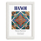 Hanoi, Vietnam – Travel Print, placed in minimal white frame