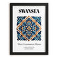 Swansea, Wales – Travel Wall Decor, in sleek black frame