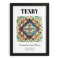 Tenby, Wales – Vintage Travel Poster, in sleek black frame