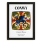 Conwy, Wales – Travel Poster, in sleek black frame