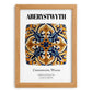 Aberystwyth, Wales – Travel Poster, set in oak frame