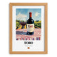 Toro – Spanish Red Wine, Vinoteca Poster, set in oak frame
