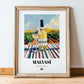 Malvasí – Spanish White Wine, Vinoteca Painting, in wooden frame leaning on the floor