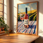 Rosado de Cariñena – Spanish Rose Wine, Wine Bar Poster, clean layout with no caption