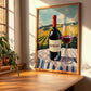 Syrah – French Red Wine, Vinoteca Poster, clean layout with no caption