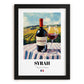 Syrah – French Red Wine, Vinoteca Poster, in sleek black frame