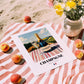 Champagne – French Sparkling Wine, Enoteca Still Life, unframed on coastal sand