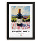 Chianti Classico – Italian Red Wine, Tasting Room Art, in sleek black frame