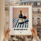 Barbaresco – Italian Red Wine, Vinoteca Wall Art, styled in a charming Paris street view
