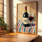 Sagrantino di Montefalco – Italian Red Wine, Wine Bar Poster, clean layout with no caption