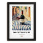 Dolcetto d'Alba – Italian Red Wine, Enoteca Poster, in sleek black frame