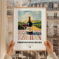 Primitivo di Manduria – Italian Red Wine, Wine Bar Wall Decor, styled in a charming Paris street view