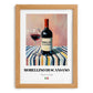 Morellino di Scansano – Italian Red Wine, Tasting Room Wall Art, set in oak frame