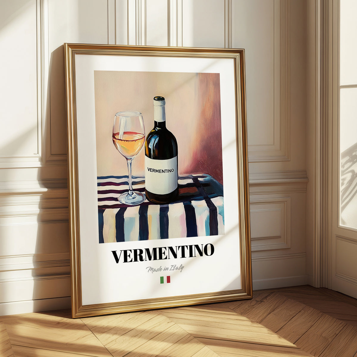 Vermentino – Italian White Wine, Vinoteca Poster