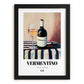 Vermentino – Italian White Wine, Vinoteca Poster, in sleek black frame
