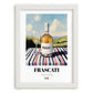 Frascati – Italian White Wine, Vinoteca Painting, placed in minimal white frame
