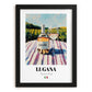 Lugana – Italian White Wine, Wine Bar Wall Art, in sleek black frame
