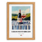 Cerasuolo d'Abruzzo – Italian Rose Wine, Wine Bar Poster, set in oak frame