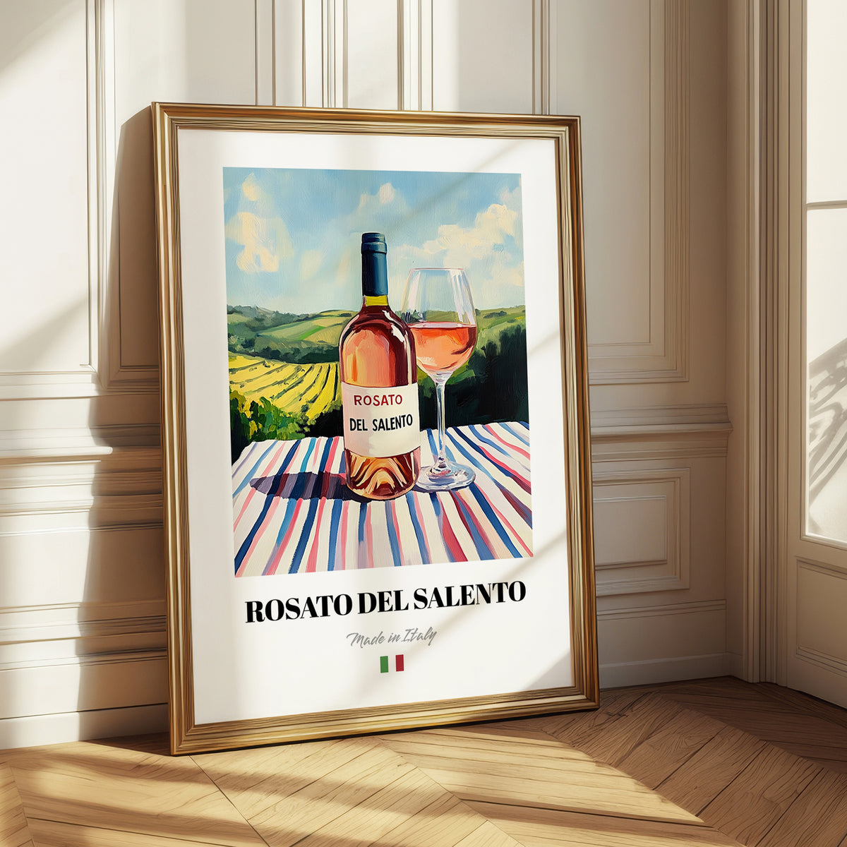 Rosato del Salento – Italian Rose Wine, Wine Bar Poster